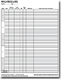 Free Printable Running Log Or Walking Log Template For Excel