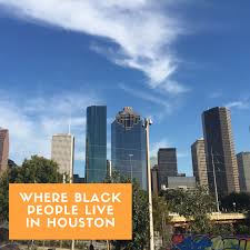 where black people live in houston