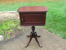 Antique Cigar Humidor Smoke Stand Solid