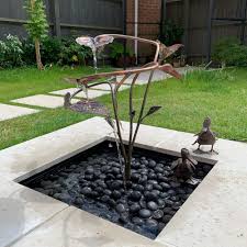 Metallic Garden Hosta Copper Fountain