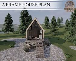 Modern A Frame Cabin House Plans 2