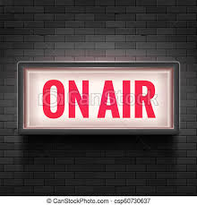 On Air Studio Light Sign Media Broadcasting Warning Sign Live Board Production Record Attention