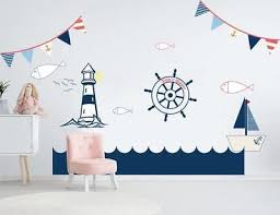 Personalized Nautical Theme Wall