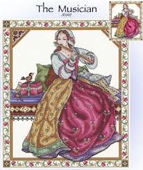 The Musician Cross Stitch Pattern Embroidery Patterns By