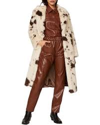 Brown Fur Coats For Women Lyst Uk