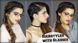 Here we have collected 20 best hairstyles for women with glasses that can inspire you! 1 Min Easy Everyday Hairstyles For People With Glasses For School College Work Quick Hair Tutorial Youtube