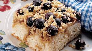 Country Blueberry Coffee Cake gambar png
