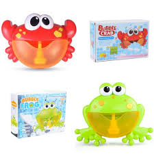 Children always easily get affected by the music sound. Buy Online Outdoor Frog Crabs Bubble Machine Octopus Bath Toy Baby Bubbles Maker Swimming Bathtub Soap Water Toys For Children With Music Alitools