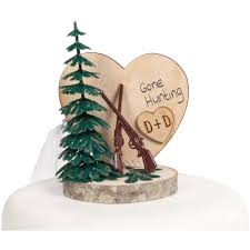 Download files and build them with your 3d printer, laser cutter, or cnc. Gone Hunting Cake Top Wedding Collectibles