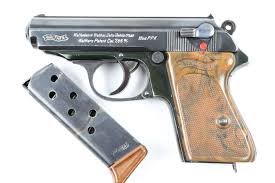 early walther ppk with dural frame