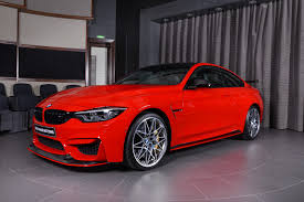 ferrari red bmw m4 is delicious to look