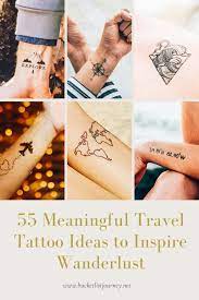 travel tattoo ideas to inspire wander