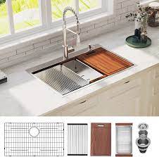 workstation sink topmount kitchen sink