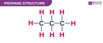 Propane C3h8 Structure Molecular
