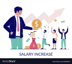 salary increase concept for web banner