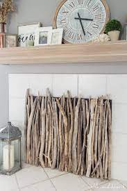 Driftwood Diy Fireplace Cover