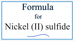 formula for nickel ii sulfide