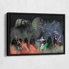 Jedi Vs Sith Poster Star Wars Canvas