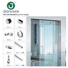 standard size sliding glass shower room