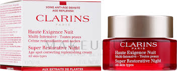 clarins super restorative night cream
