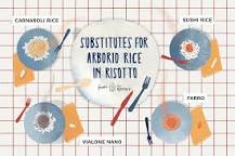 Can you use other rice than arborio for risotto?