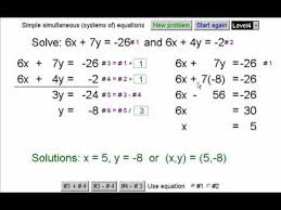 Variable Simultaneous Equation Solver