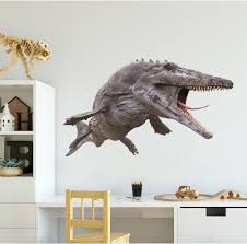 mosasaurus 3d dinosaur wall decal