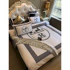luxury brand hermes paris bedding set