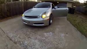 Modification To G35 Coupe Fog Lights And Rear Blinker Lights