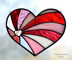 Valentine Heart Stained Glass Heart
