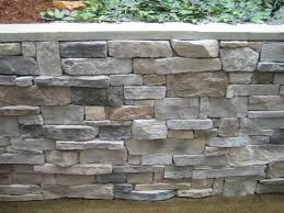 Veneer Stone Retaining Wall