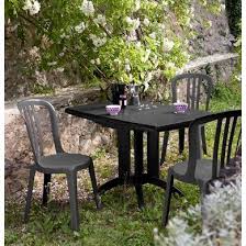 4 Chaises Bistrot Anthracite