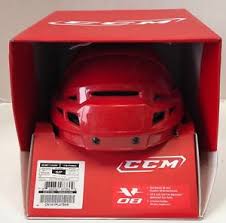 Details About New Ccm V08 Olympic Pro Stock Retu Rn Red Size Small Europe Ice Hockey Helmet