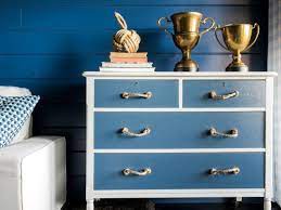 How To Paint A Nautical Style Dresser