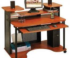 I hope this one might impress you because of its true desk look, it is not. 17 Appealing Multi Level Computer Desk Picture Ideas Wood Computer Desk Computer Workstation Desk Computer Desk