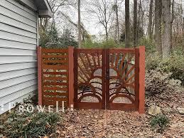 modern wooden gate design 203 by