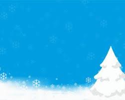 Snow On Christmas Powerpoint Template Background