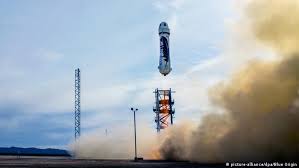 Jeff bezos, the world's richest man, is about to launch himself on a supersonic joyride to the edge of space. Jeff Bezos Blue Origin Launches And Lands Reusable Rocket News Dw 24 11 2015