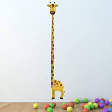 Growth Chart Inch The Tallest Giraffe Height Chart Wall