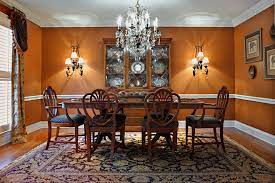Orange Color In Your Dining Room Why Not