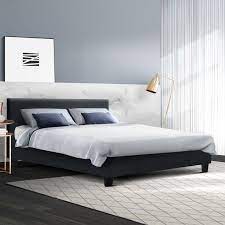 Artiss Neo Fabric Bed Frame Charcoal