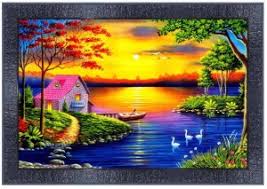 pnf landscape hand painting scenery art