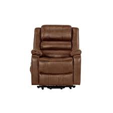 faux leather power lift recliner chair
