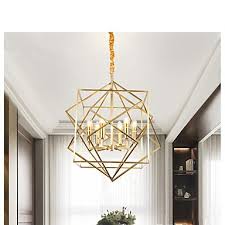 Lantern Brass Feature For Designers Metal Living Room Bedroom Dining Room Chandelier Lighting Pop