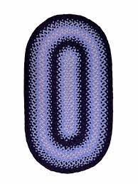 2 x 3 6 purple oval wool braided rug