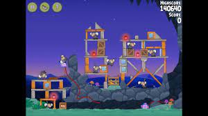 Angry Birds Rio Level 12 Rocket Rumble Walkthrough 3 Star - YouTube