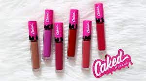 review swatches caked lip fondant