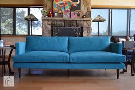joybird preston sofa review sleek and