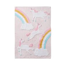 tufted unicorn decorative rug adairs