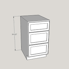 maple shaker 34 5 height base cabinets